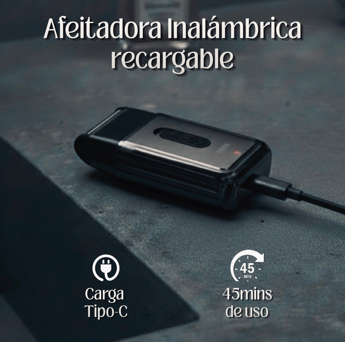 Afeitadora eléctrica compacta recargable ENCHEN