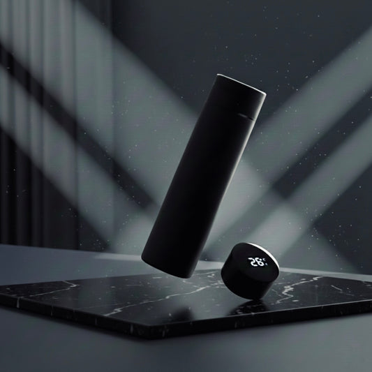 Botella térmica 500 ml con display de temperatura – Acero inoxidable