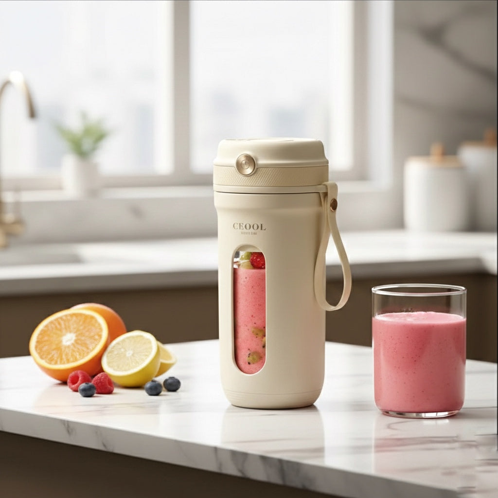 Batidora Portátil MiniBlend™ – Recargable, Compacta y Perfecta para Zumos y Smoothies