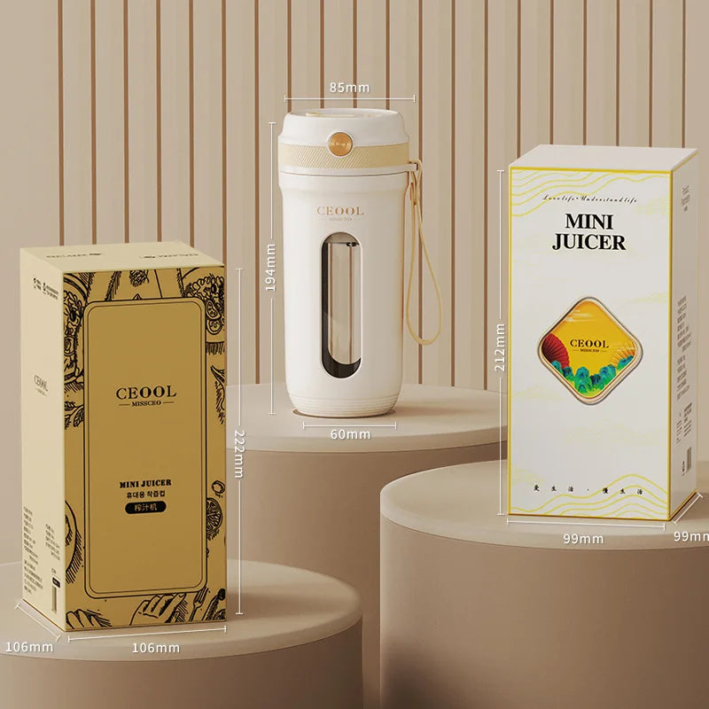 Batidora Portátil MiniBlend™ – Recargable, Compacta y Perfecta para Zumos y Smoothies