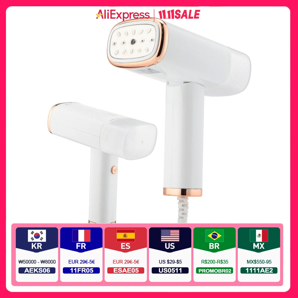 Plancha Vertical SteamPro™ – Portátil, Potente y Rápida