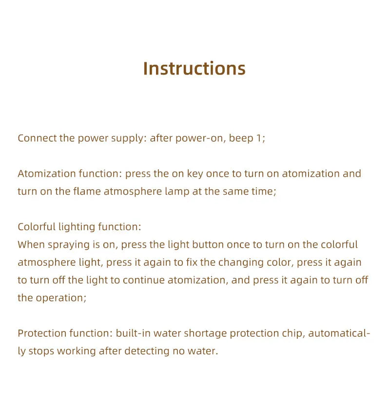 Difusor aromático con efecto llama – Ambiente cálido y relajante, 7 modo de luces, silencioso y apagado automático